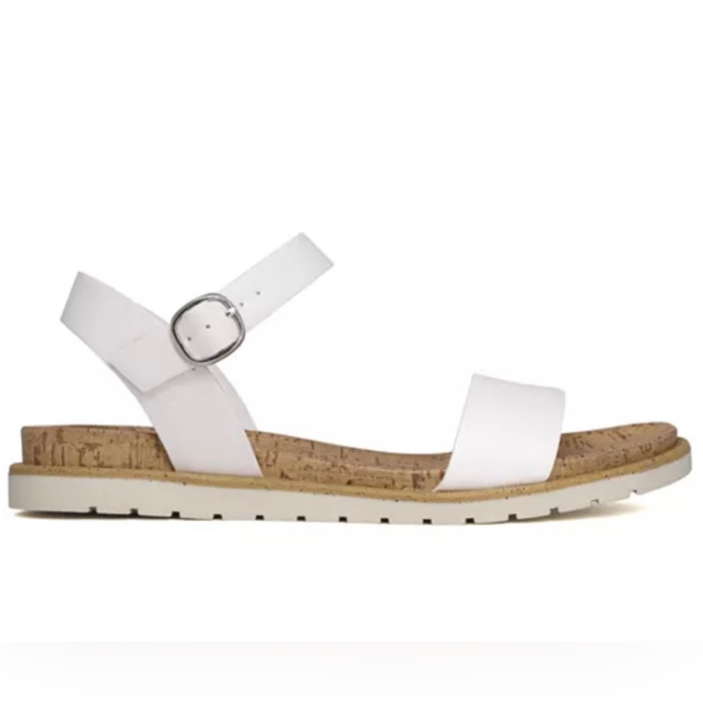 Sun & Stone “Mattie” white sandal. So versatile! NWT. Never worn. 10.5